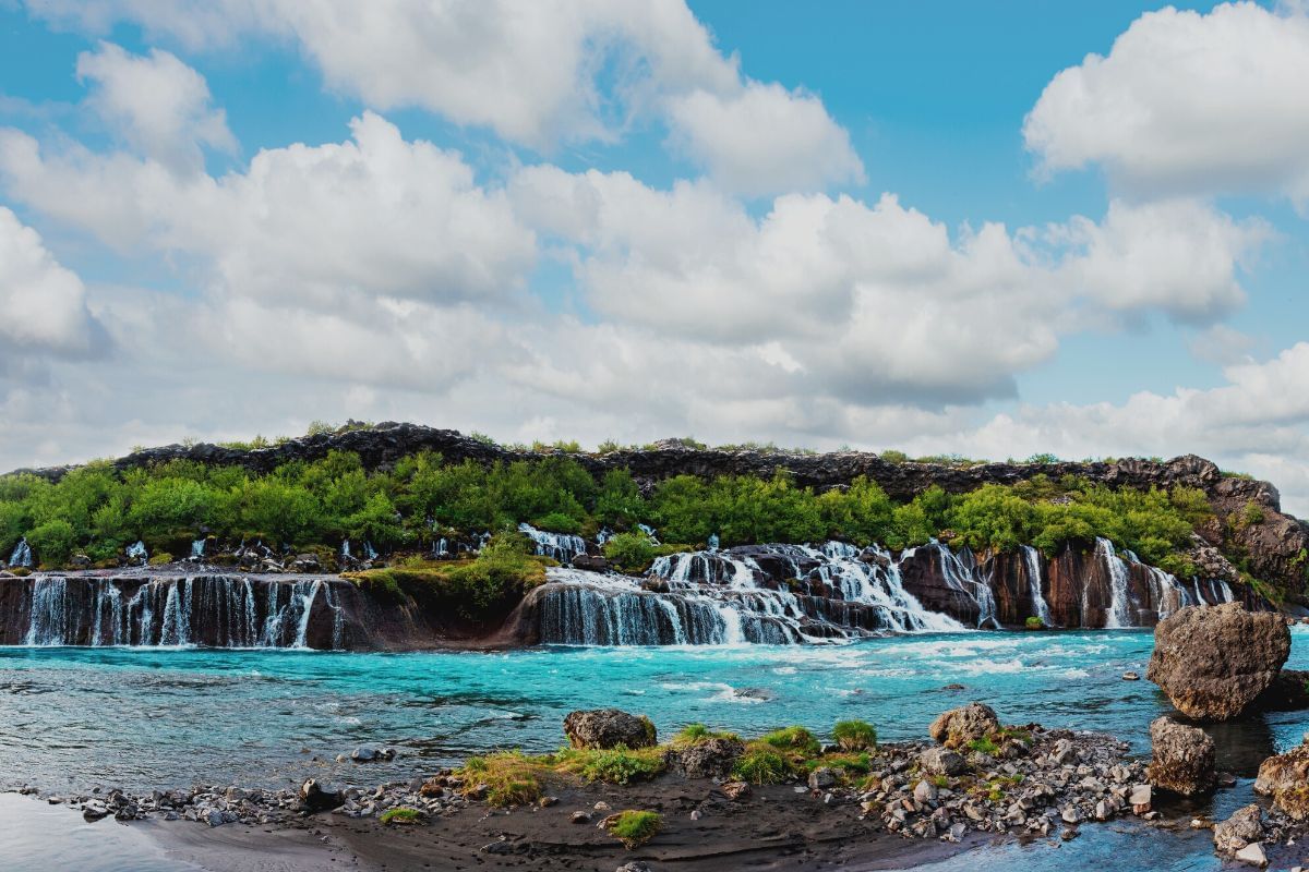 Hraunfossar waterfalls
