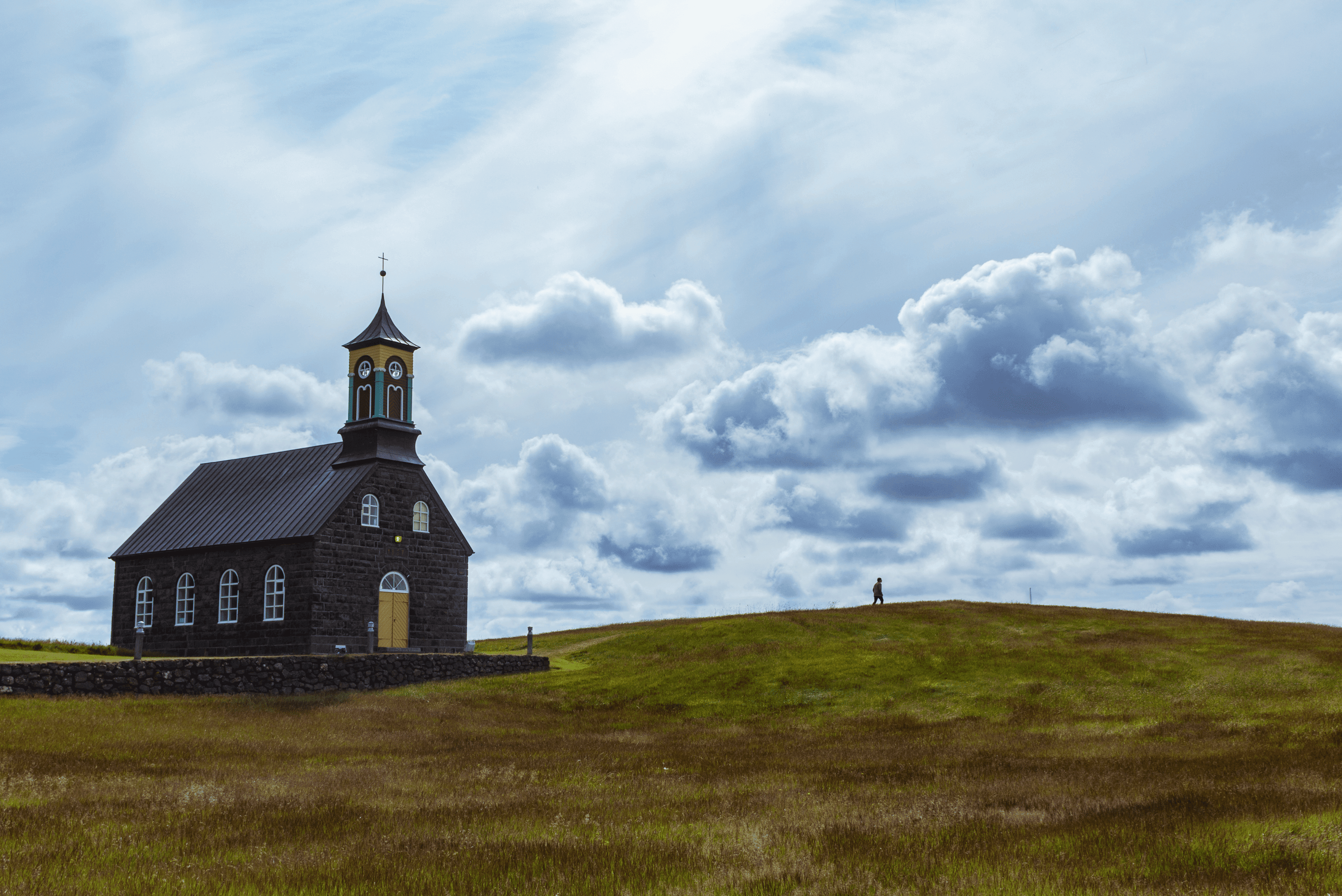 Hvalsneskirkja black church